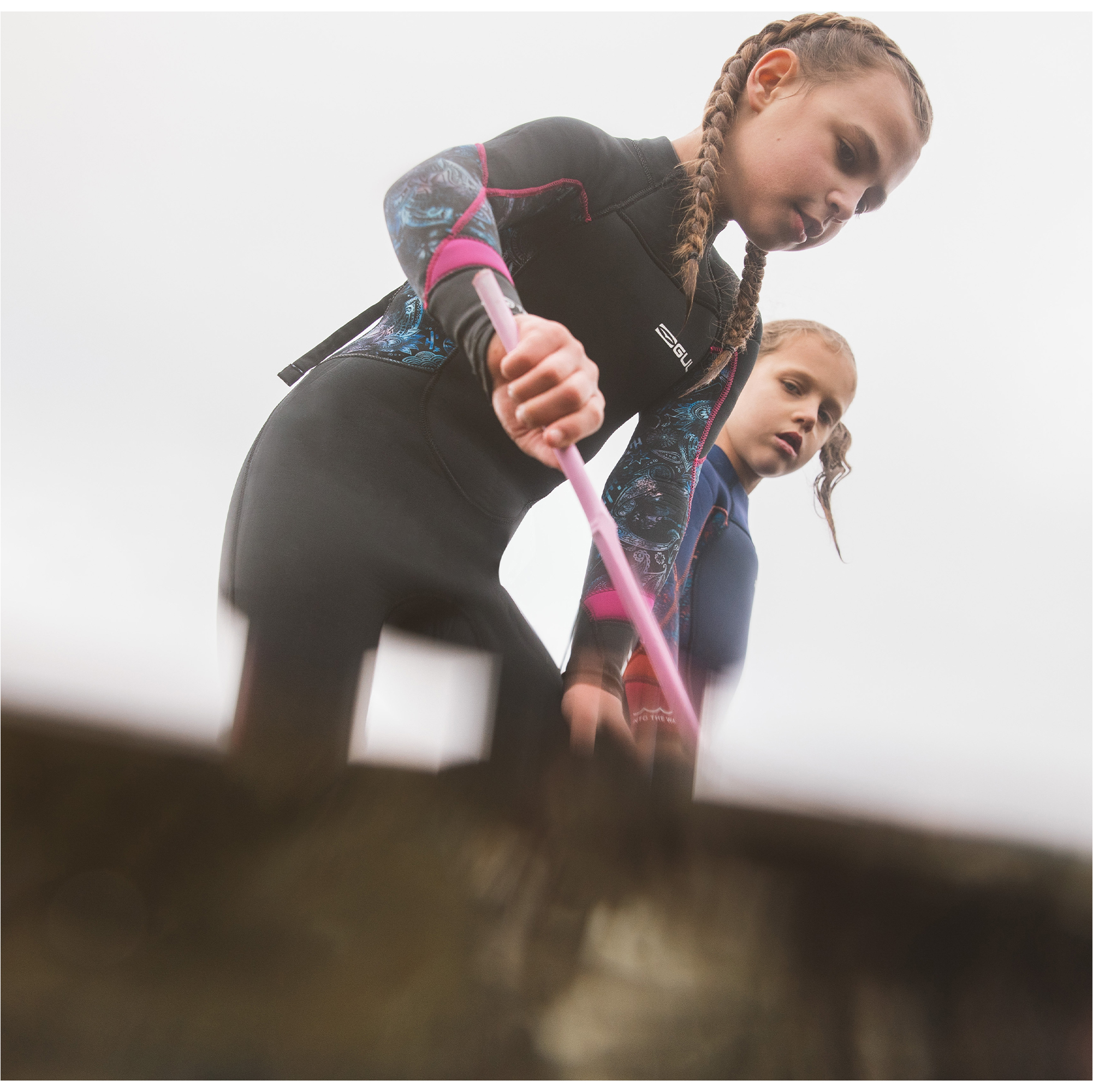 2025 Gul Junior Response 5/3mm GBS Back Zip Wetsuit RE1278-C1 - Jet / Boteh